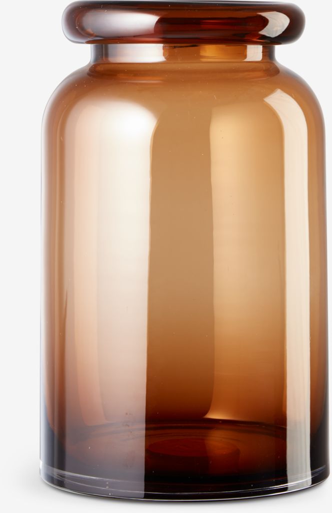 INGOLF Wazon INGOLF Ø18xW30cm brązowy