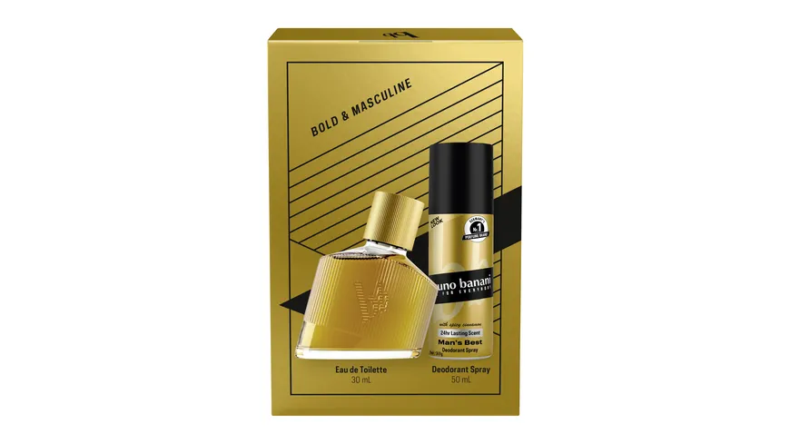 bruno banani Man's Best Eau de Toilette + Deo Body Spray Geschenkpackung