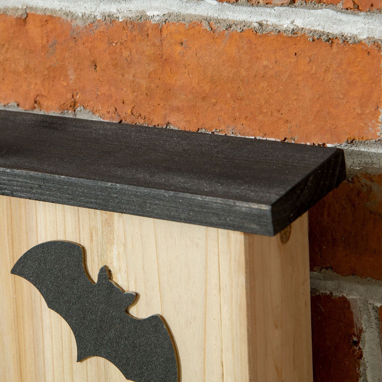 PawHut Fledermauskasten 3er-Set, Fledermaushaus Nistkasten für Fledermäuse, Holz