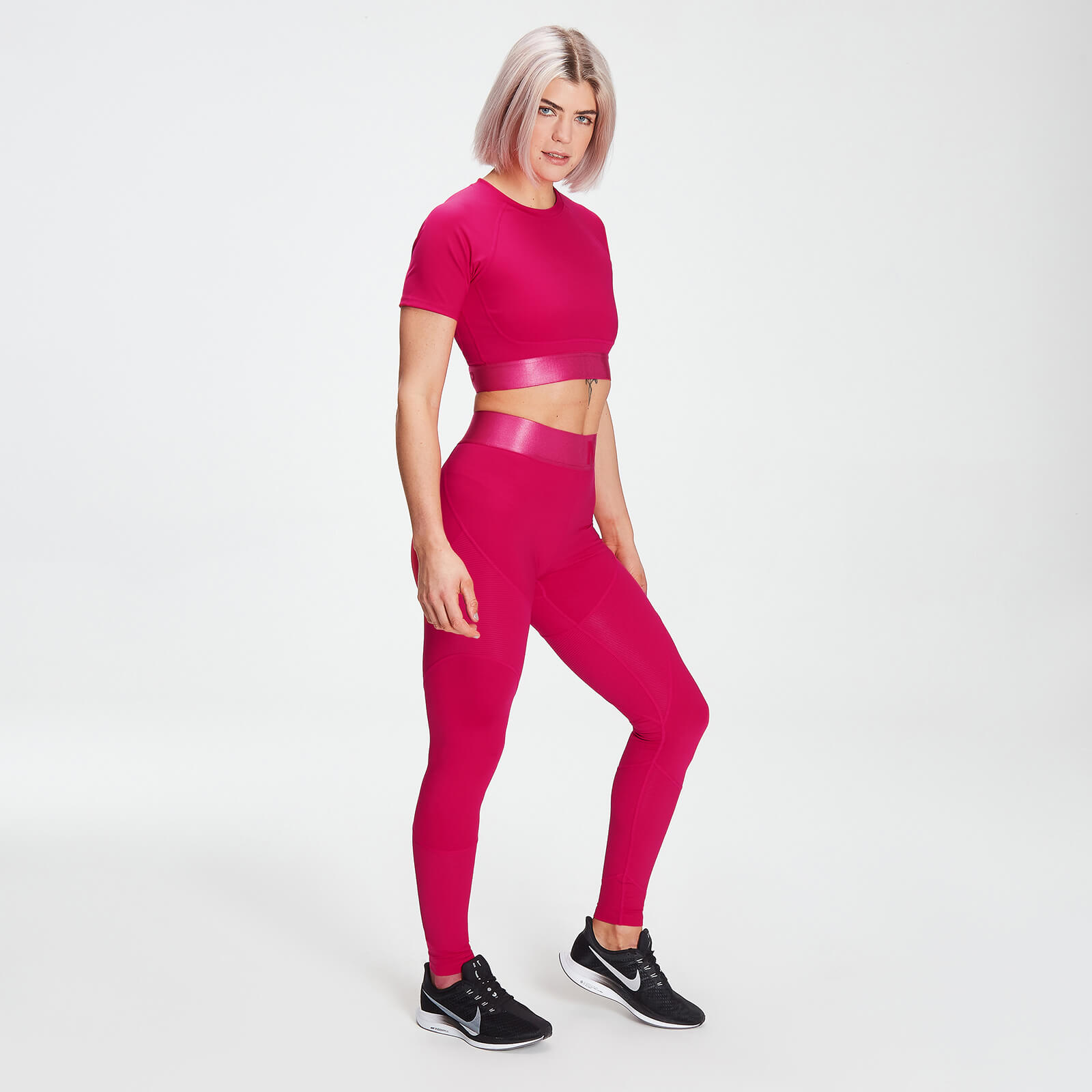 Legging texturé MP Adapt pour femmes – Rose vif