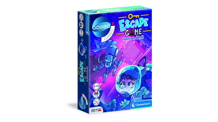 Clementoni - Escape Game - Flucht aus dem All