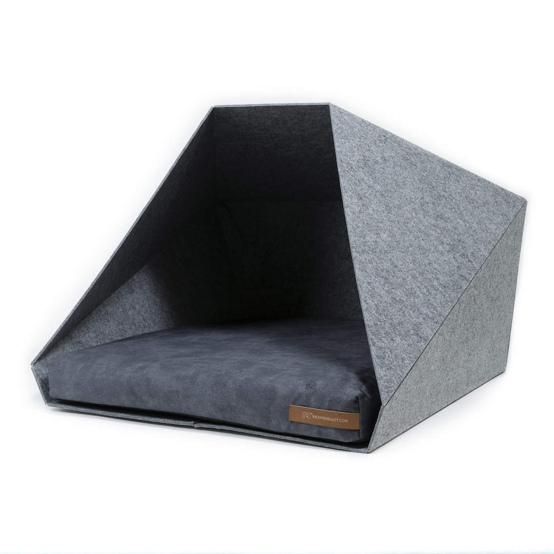 Rexproduct Hundehöhlen Rexproduct PetPocket hellgrau graphit/nature