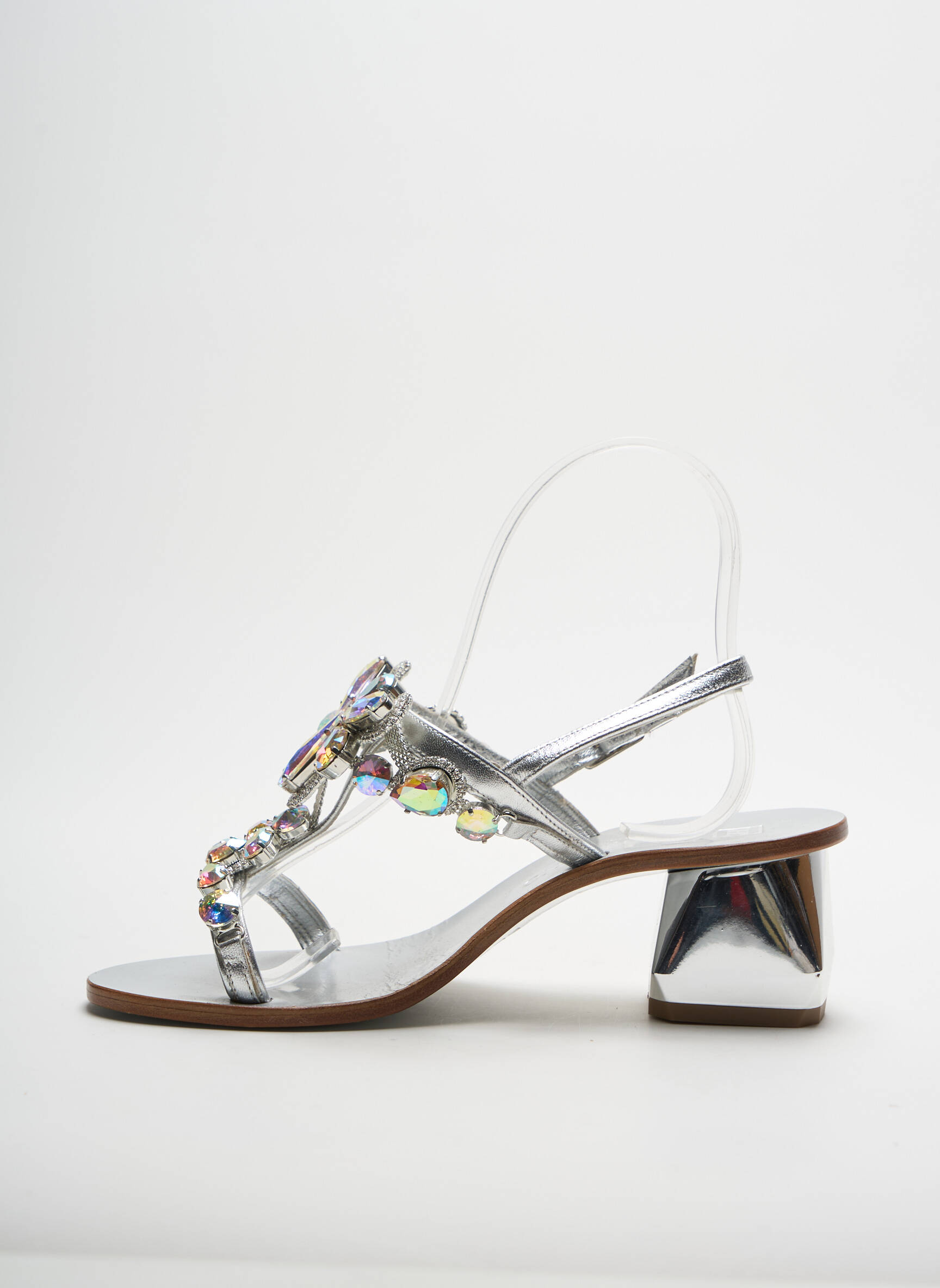 Florentino Sandales Nu Pieds Femme couleur gris