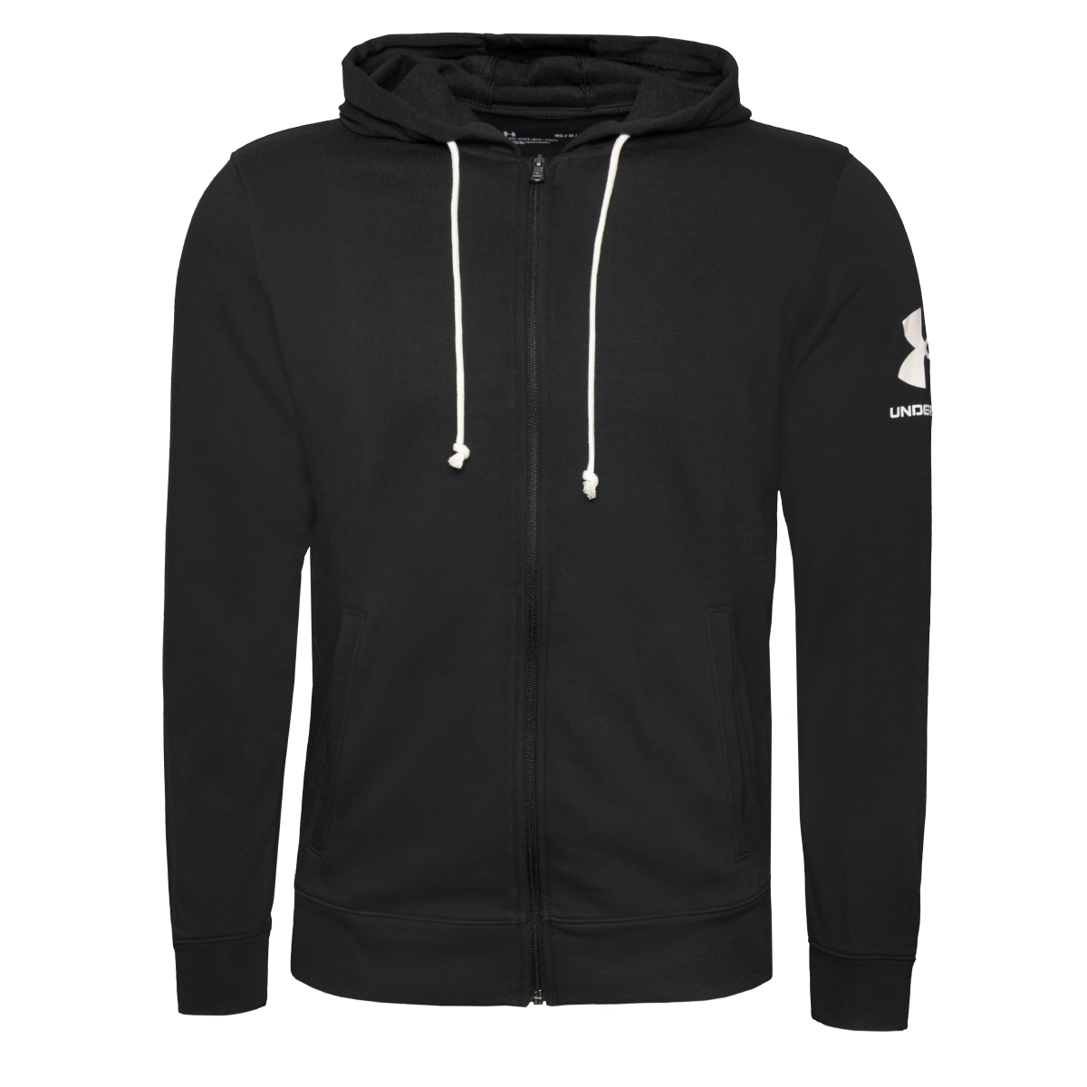 Under Armour Rival Terry Full Zip Sweatjacke schwarz