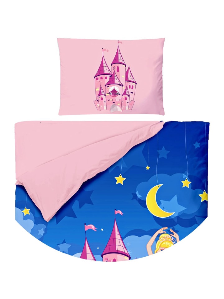 JACK 2 tlg. Renforcé Bettwäsche 100x135cm Prinzessin in Lila günstig kaufen 100x135 cm