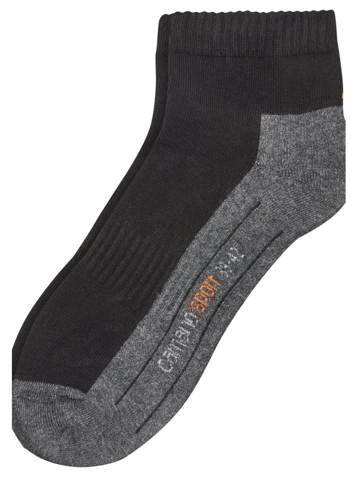 camano Kurzsocken 4er Pack function in Schwarz günstig kaufen