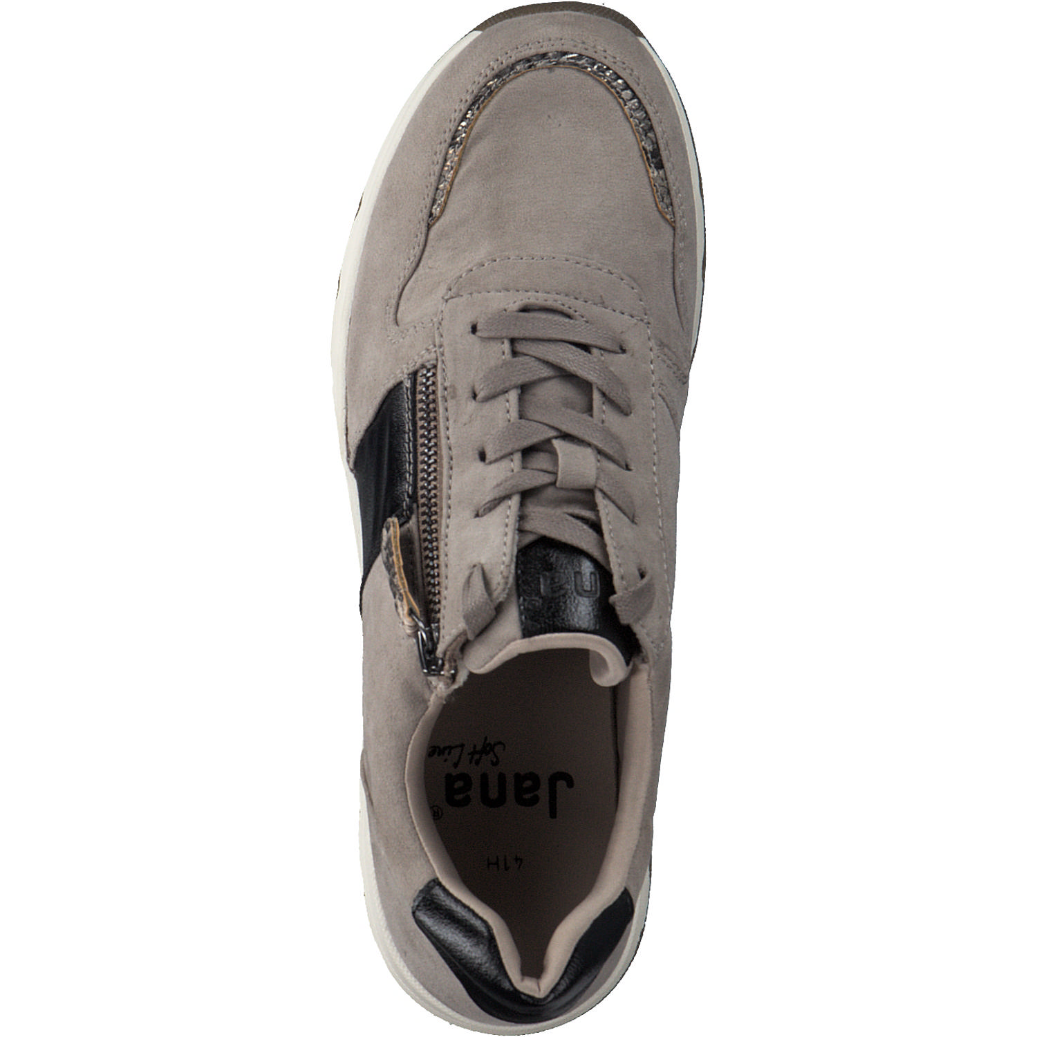 Jana Shoes 23663, Schnürschuhe, Damen, Stone