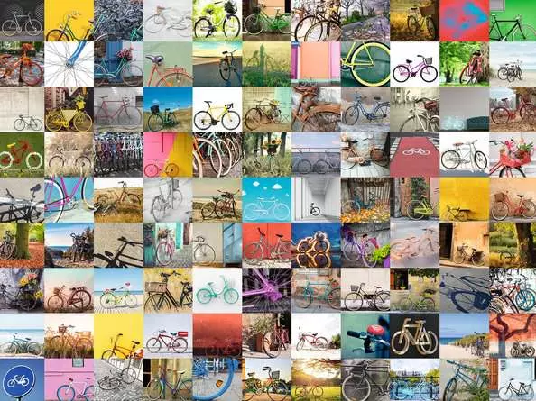 Puzzle 1500 Teile - 99 Fahrräder und mehr...