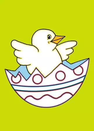 Allererstes Malen: Ostern
