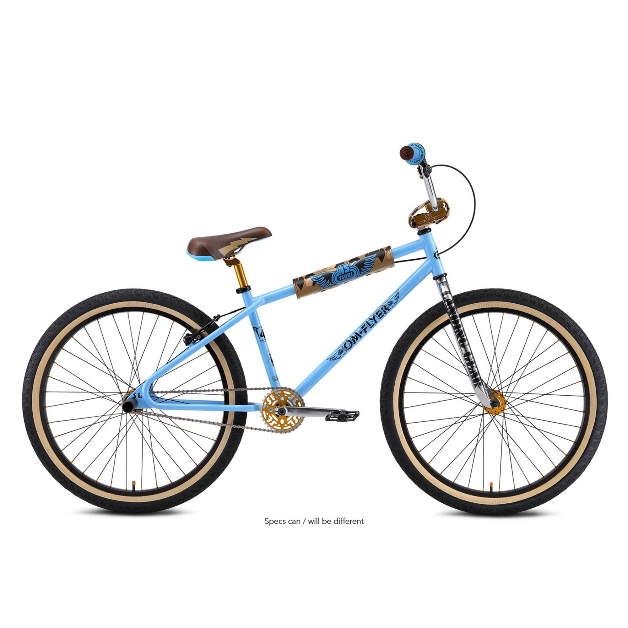 SE Bikes BMX-Rad OM Flyer, 1 Gang, ohne Schaltung, BMX Fahrrad Cruiser für Erwachsene und Jugendliche ab 160 cm retro Rad