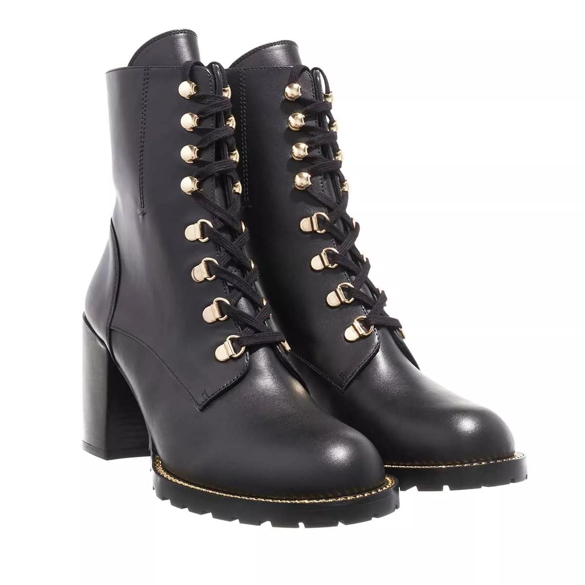 STUART WEITZMAN Stiefeletten schwarz Schnürstiefel