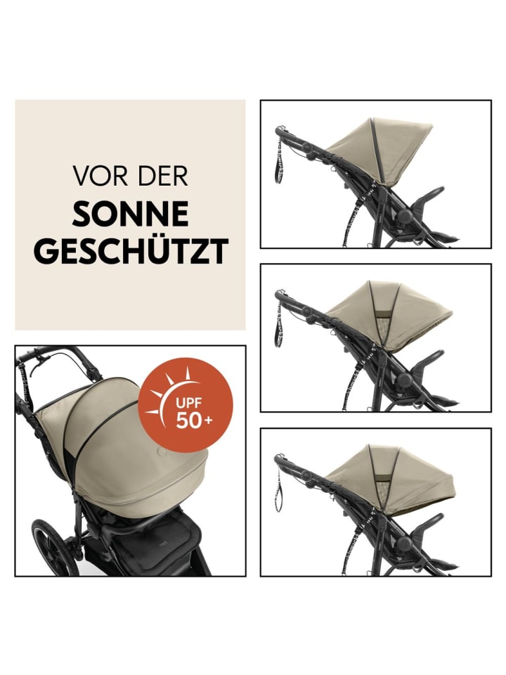 Hauck Buggy & Jogger Runner 3 (mit großen Luftreifen) - Olive in gruen,schwarz günstig kaufen onesize