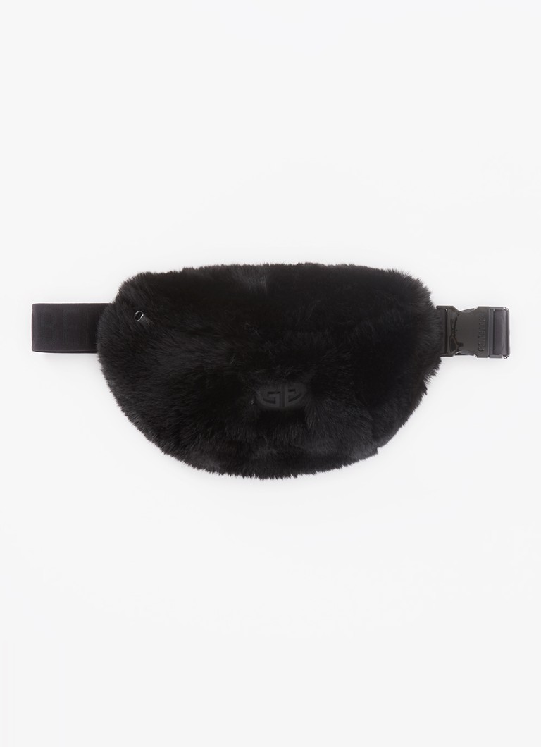 Goldbergh Doux faux fur waist bag with logo