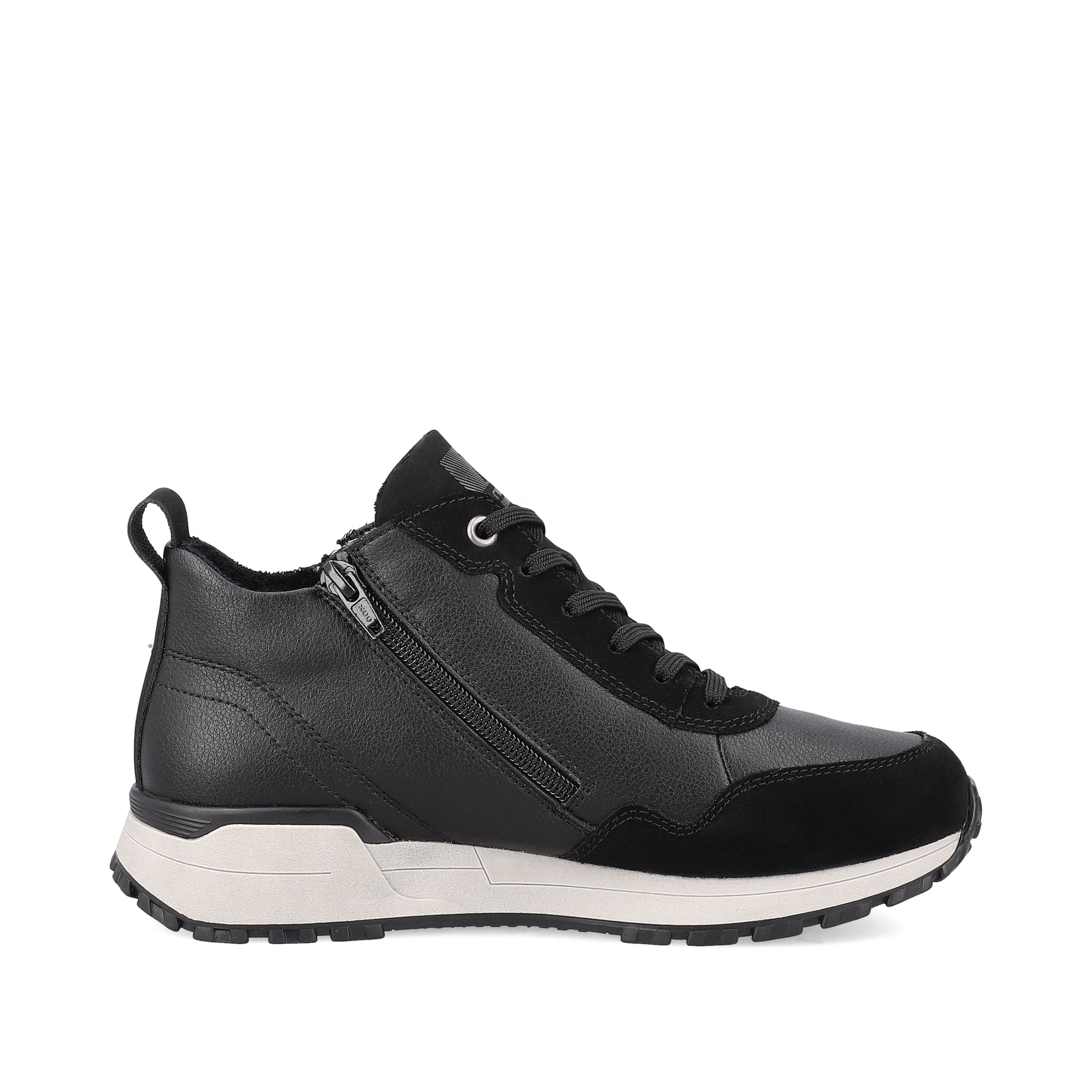 Rieker Damen Sneaker High steel black