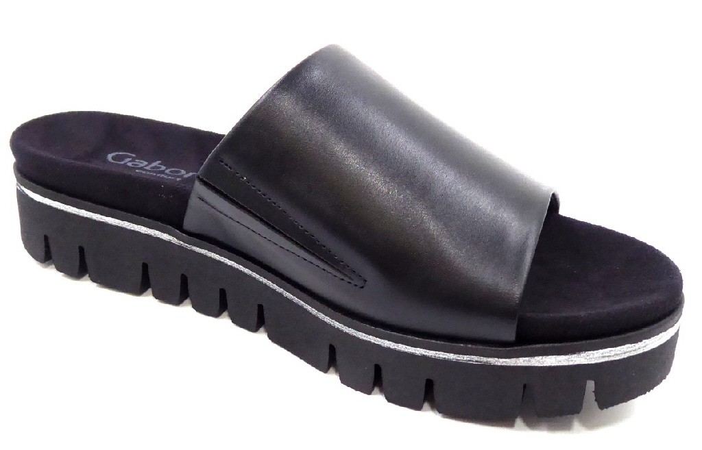 GABOR Klassische Sandalen schwarz