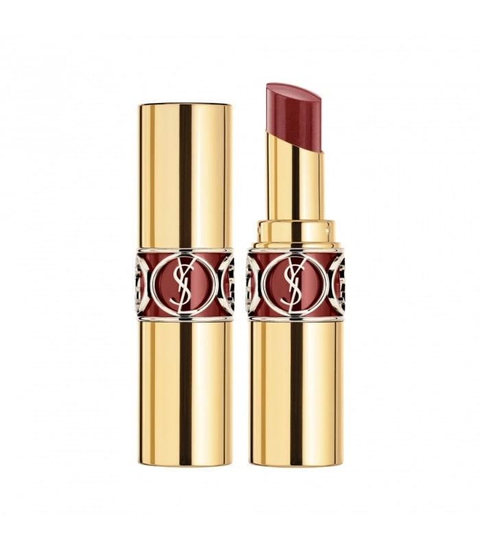 YVES SAINT LAURENT-ROUGE VOLUPTÉ SHINE -Une brillance à porter. Des couleurs fraîches