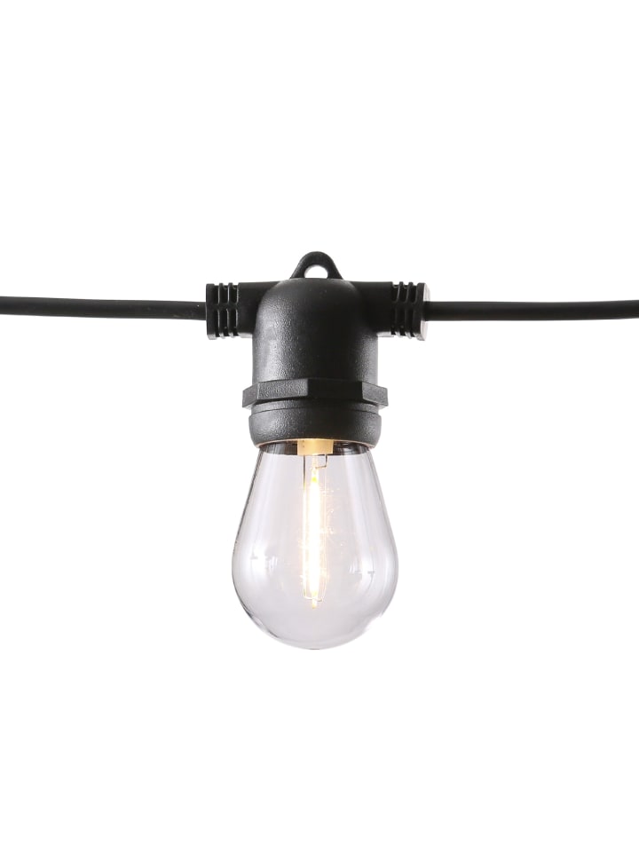 MARELIDA LED Solar Lichterkette Circus mit Glühbirnen L: 4,5m in transparent günstig kaufen onesize