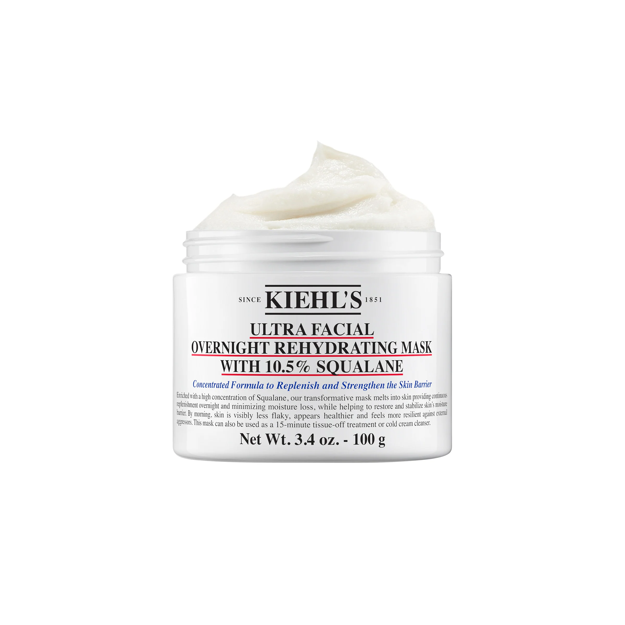 Maschere Ultra Facial Overnight Rehydrating Mask With 10.5% Squalane - Maschera Idratante viso, Tratt.viso notte idratante