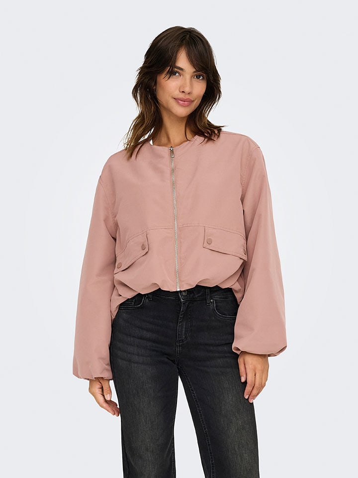 ONLY Übergangsjacke in Rosa günstig kaufen