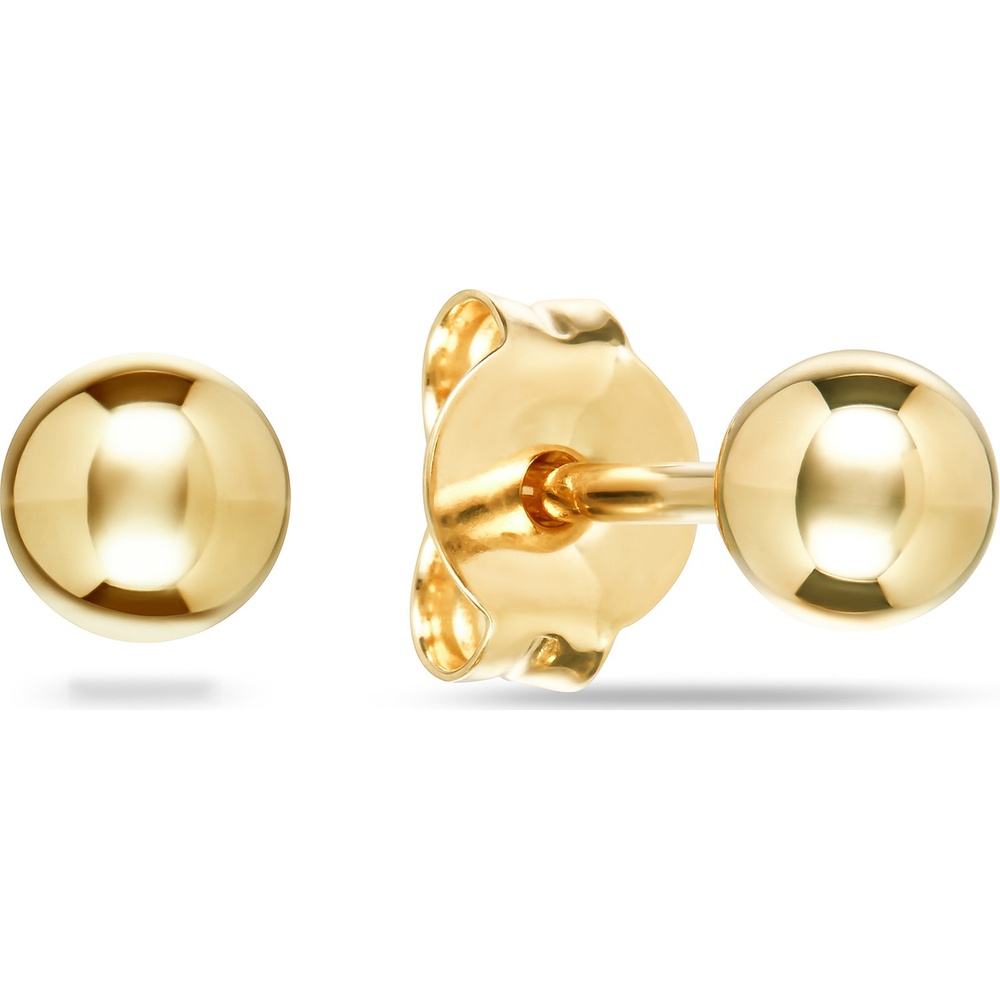 FAVS Boucles d'oreilles à fermoir à poussette 375 Or jaune Boucles d'oreilles