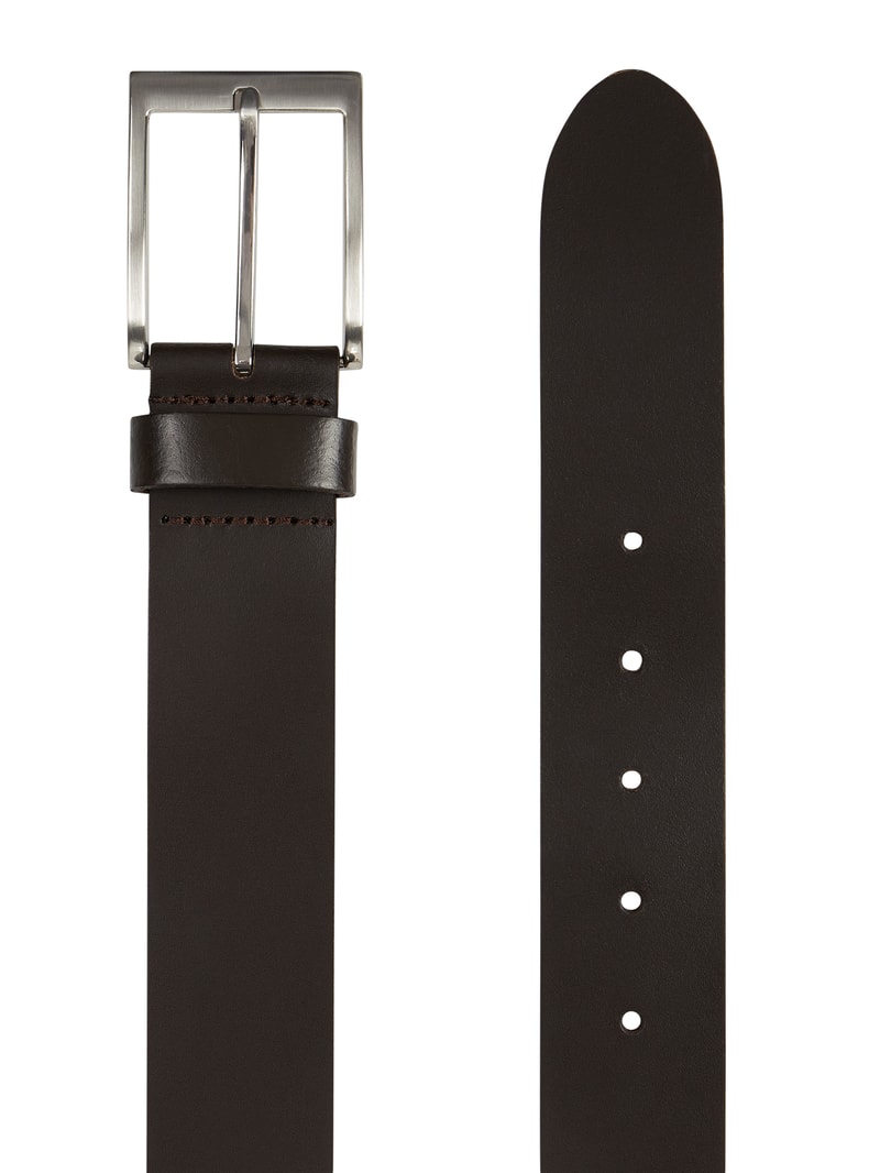 Gürtel aus Leder in dunkelbraun