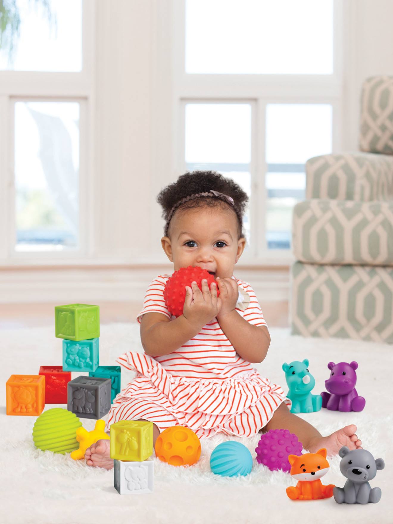 Coffrets 20 pièces sensorielles INFANTINO multicolore