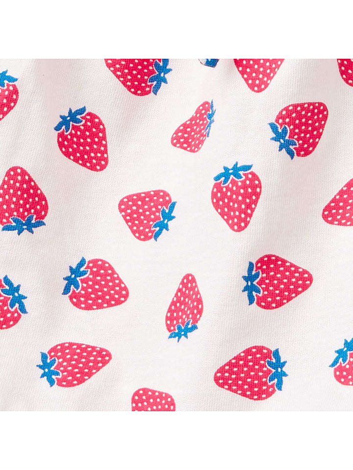 Benetton Shorts in Weiß/ Rot günstig kaufen