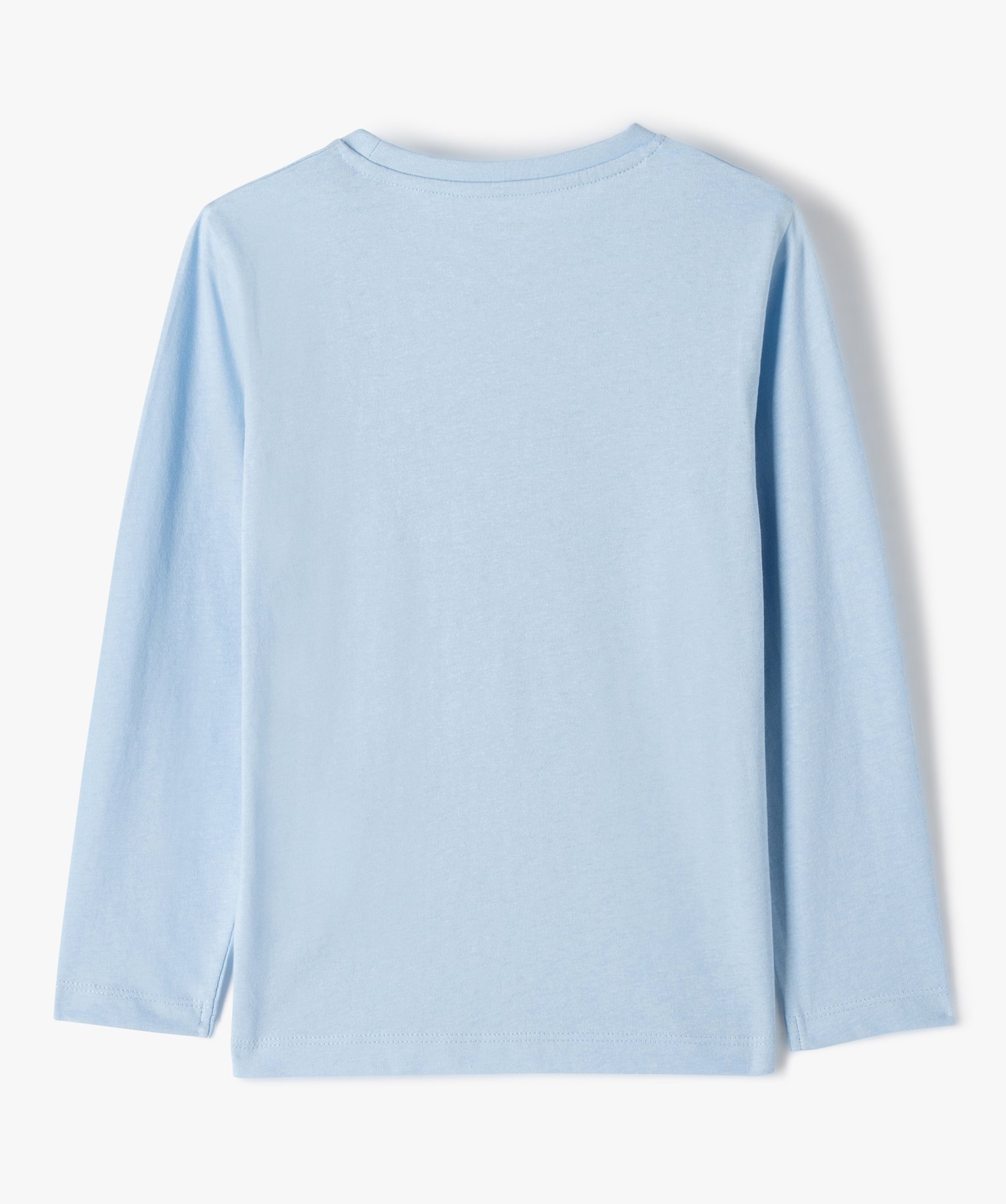 Tee-shirt Garçon à manches longues avec motif bleu | GEMO