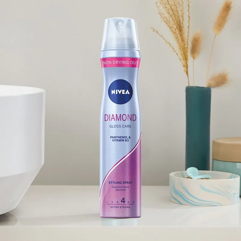 Nivea Hair Styling Diamond Gloss Λακ μαλλιών