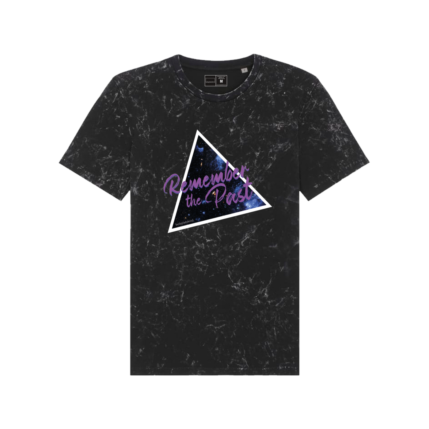 Bolzplatzkind "80er Jahre" Remember T-Shirt Schwarz