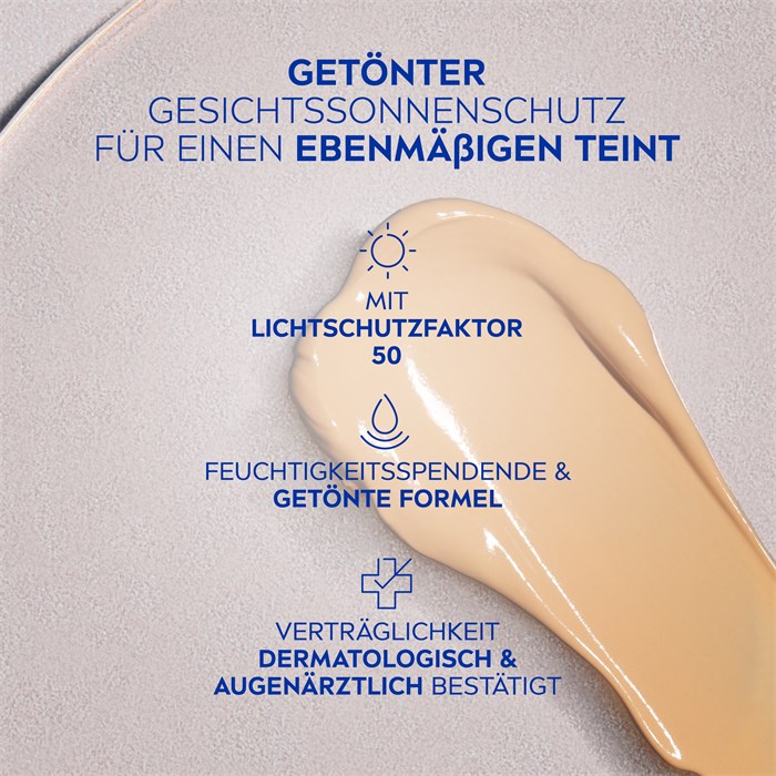 Getönter Sonnenschutz LSF 50