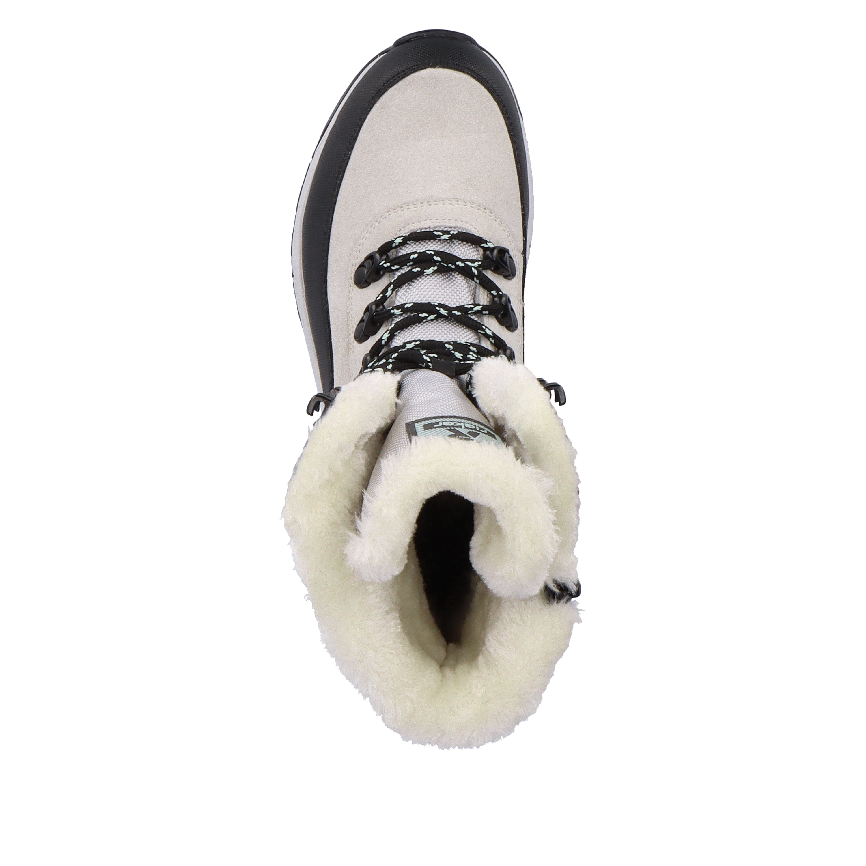 Rieker Damen Schnürstiefel creamy-white black