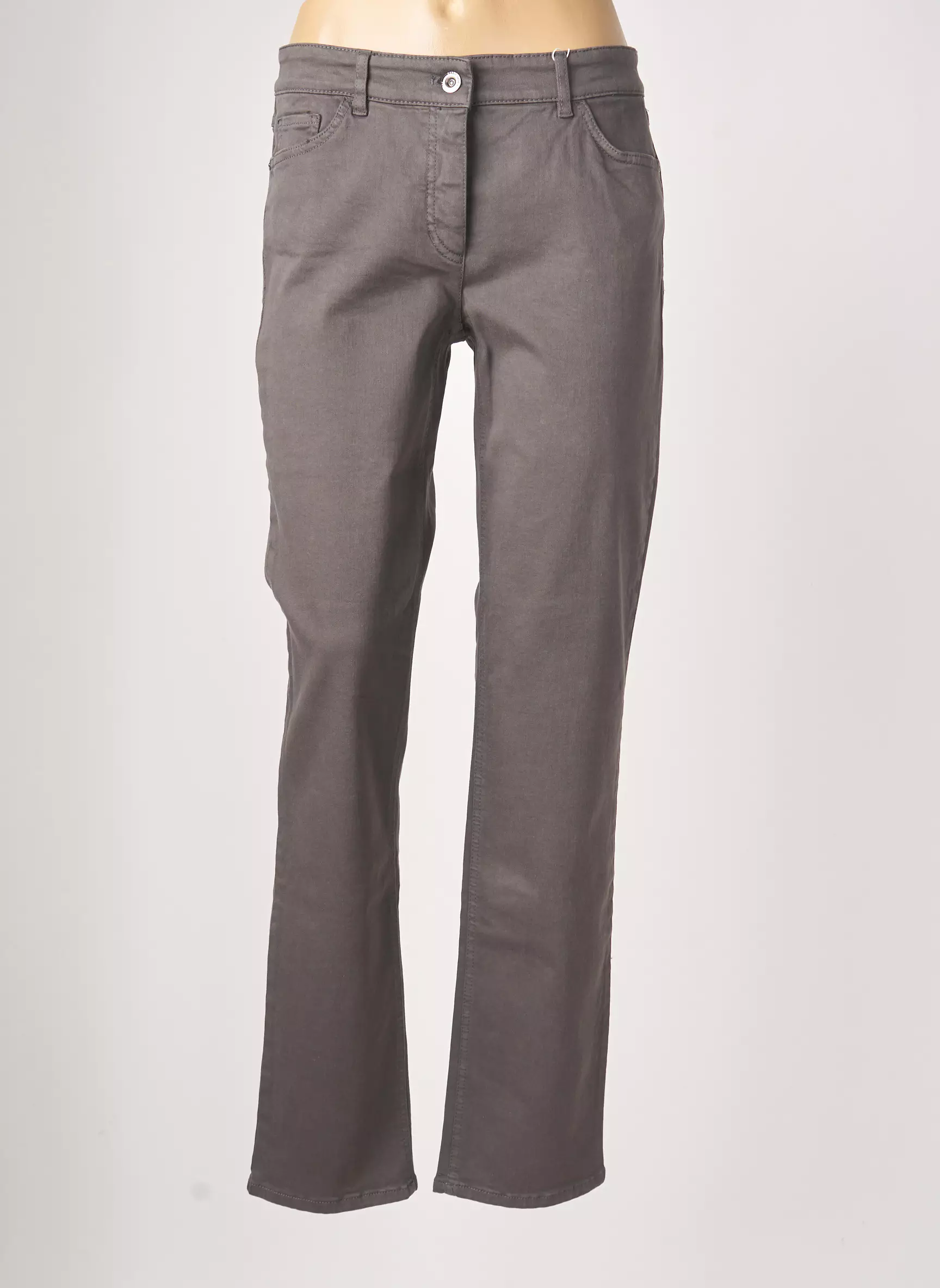 Gerry Weber Pantalons Droits Femme couleur gris