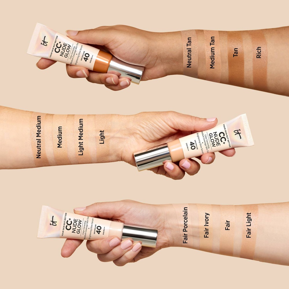 It Cosmetics Your Skin But Better™ CC+ Cream Nude Glow CC Crème Correctrice Illuminatrice