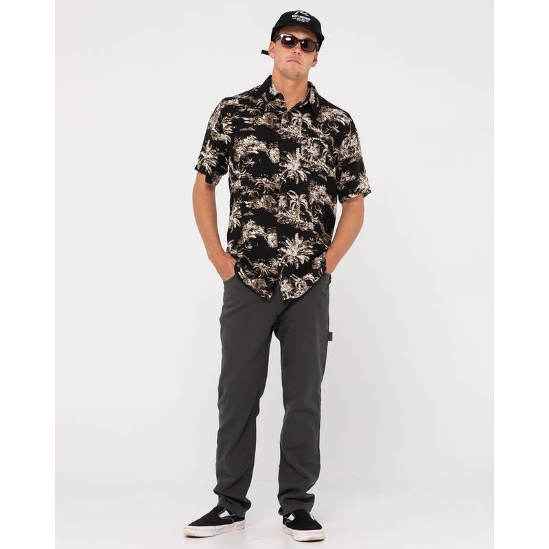 RUSTY PALM READER SHORT SLEEVE SHIRT Kurzarmhemd Herren