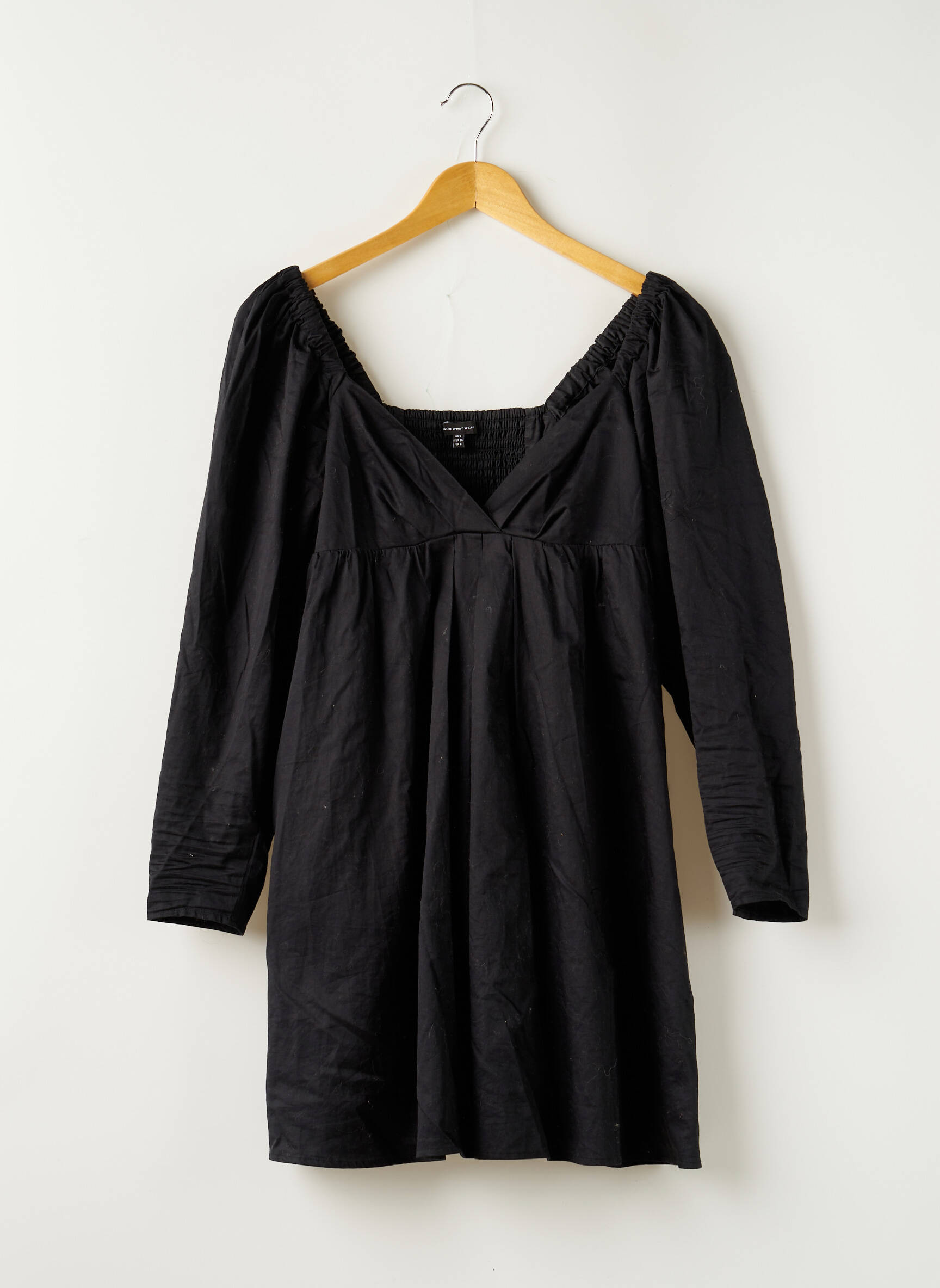 Who What Wear Robes Courtes Femme couleur noir