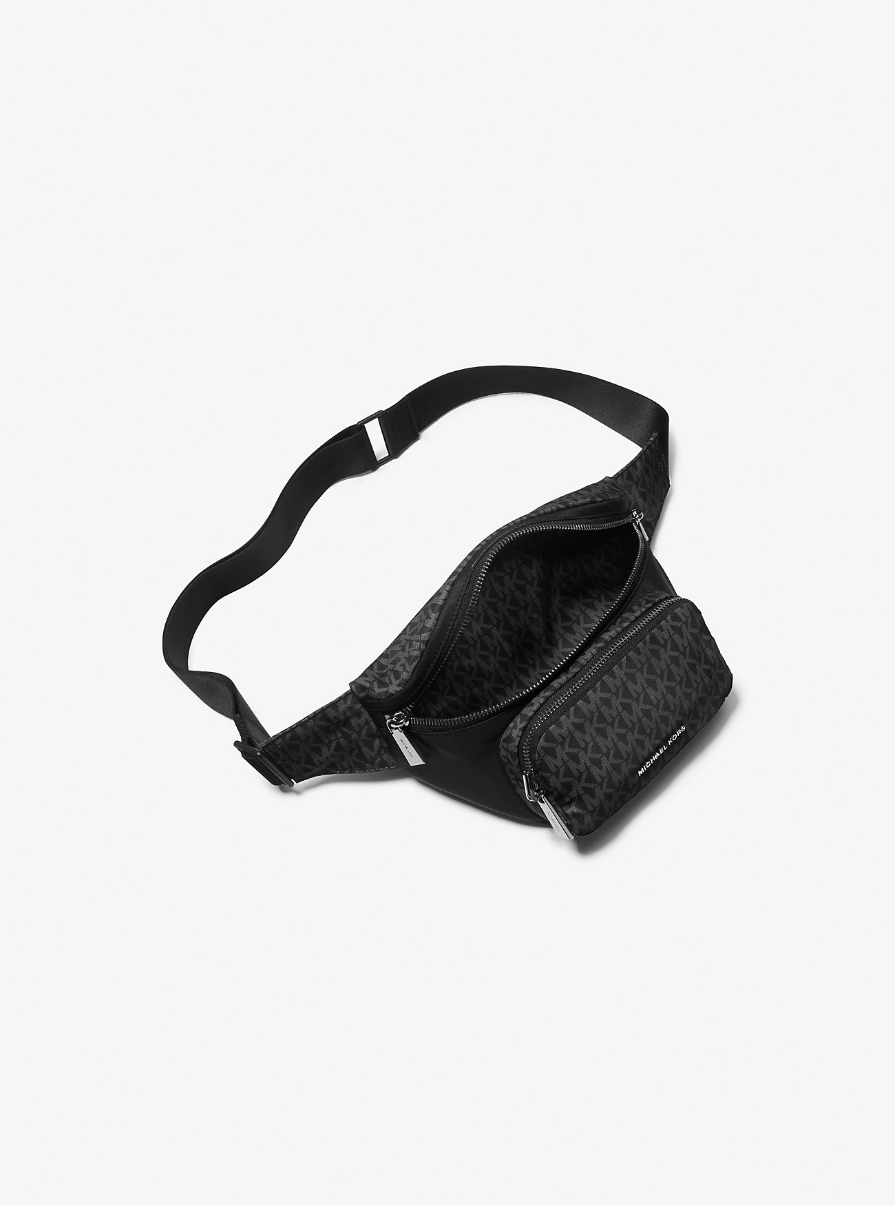 Tanner Signature Logo Print Nylon Utility Sling Bag – SVART
