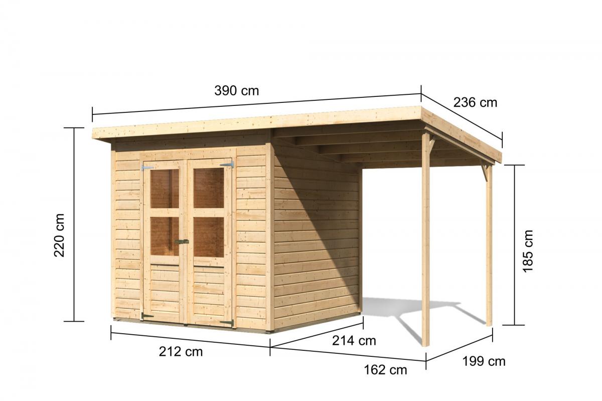 Woodfeeling Gartenhaus Schönefeld 4