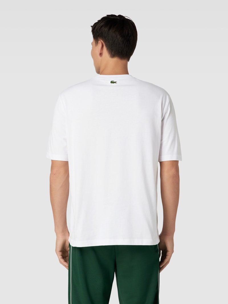 T-Shirt mit Motiv-Print in weiß