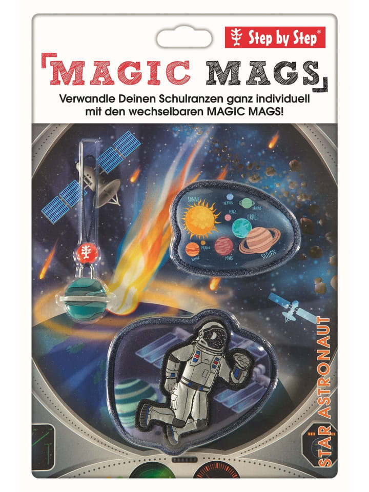 Step by Step MAGIC MAGS Star Astronaut Cosmo Applikationen in blau günstig kaufen onesize
