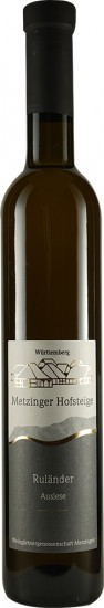 2018 Metzinger Hofsteige Ruländer Auslese süß 0,5 L - Weingärtnergenossenschaft Metzingen-Neuhausen