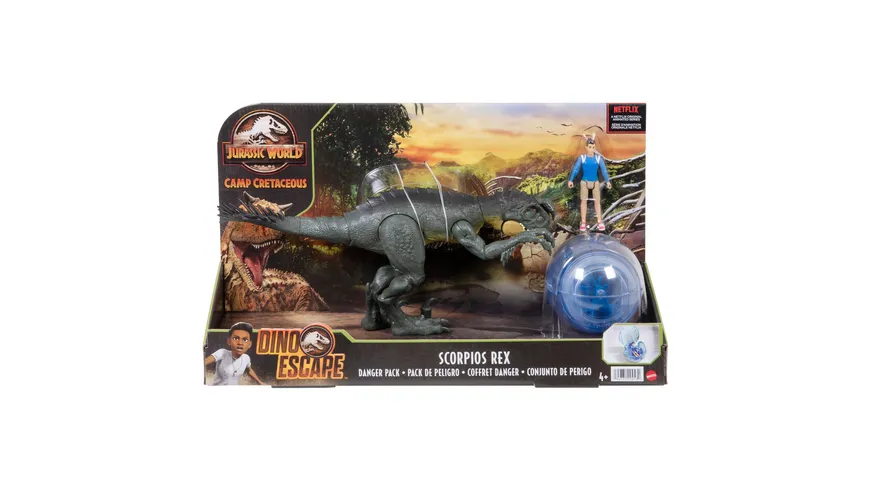 Jurassic World: Neue Abenteuer: Dino Escape Scorpios Rex Danger Pack