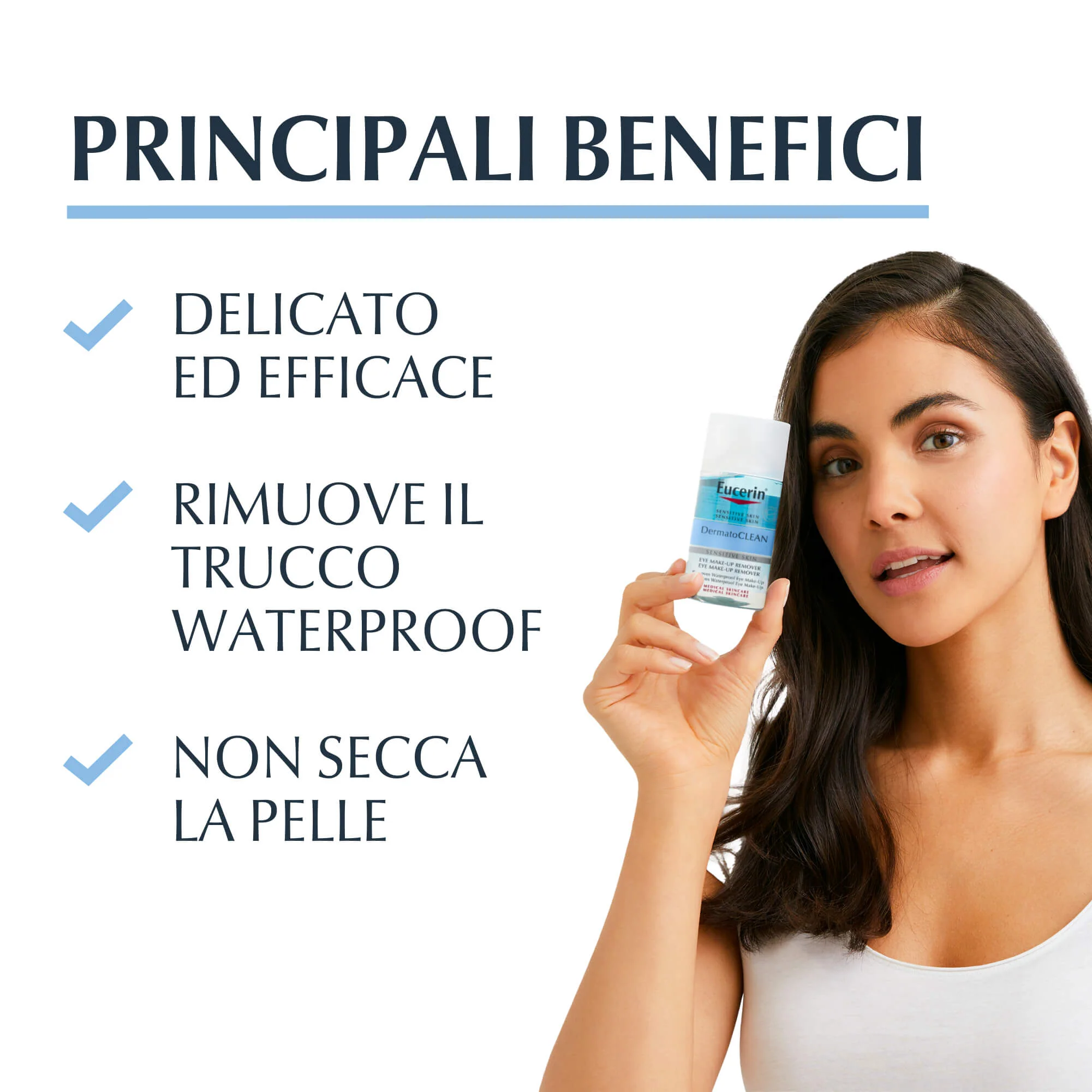 DermatoClean [Hyaluron] DermatoCLEAN vedenpitävä silmämeikinpoistoaine - Vedenkestävä silmämeikinpoistoaine