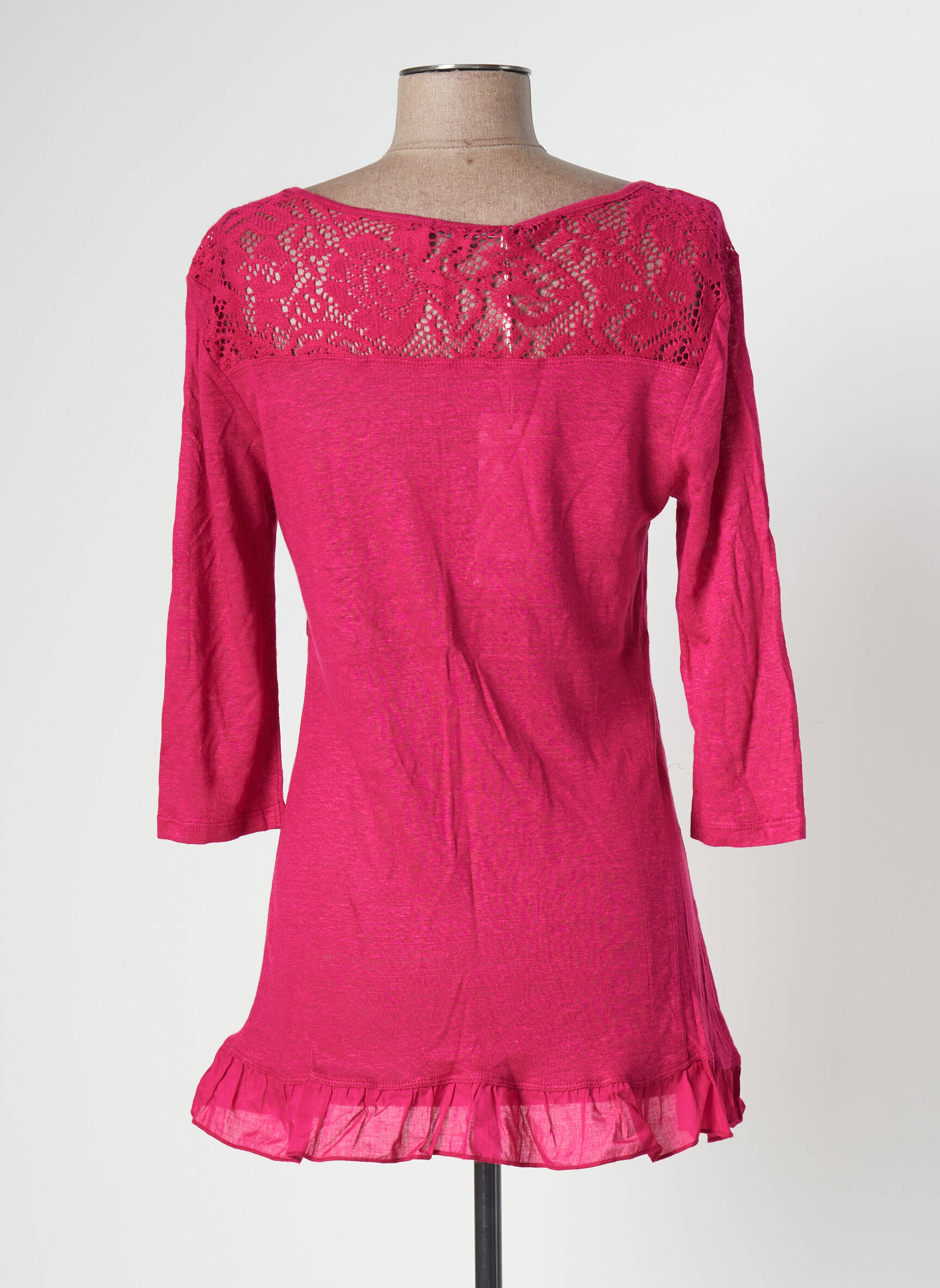 Maloka Tuniquemanchelongue Femme couleur rose