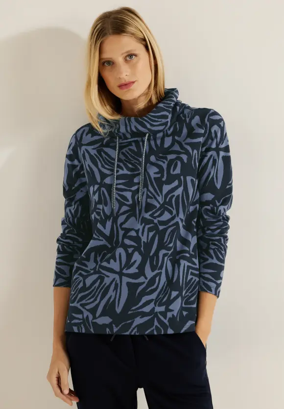 CECIL Shirt mit Jaquard Muster