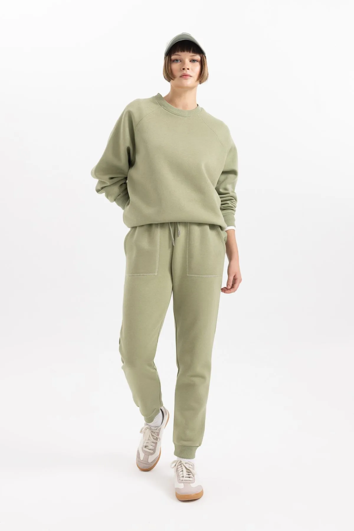 DeFacto  Jogger-Jogginghose mit normaler Passform und Spitzen-Taillentasche