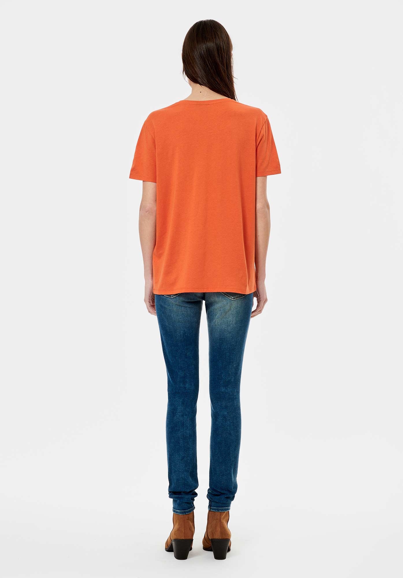 LEMIL  T-shirt orange Femme