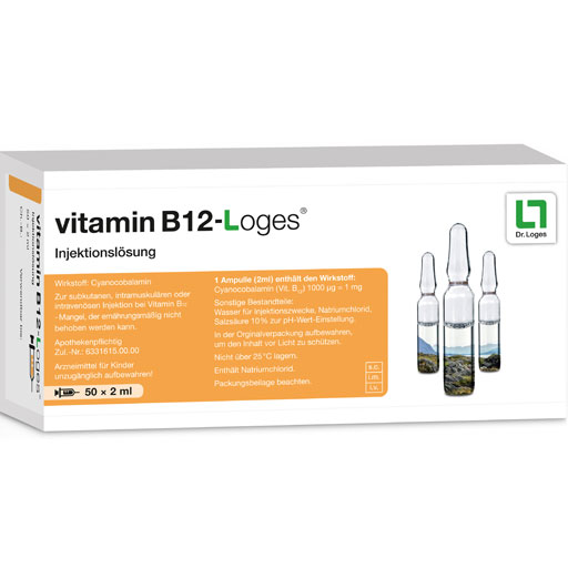 VITAMIN B12-LOGES Injektionslösung Ampullen  50X2 ml  Ampullen