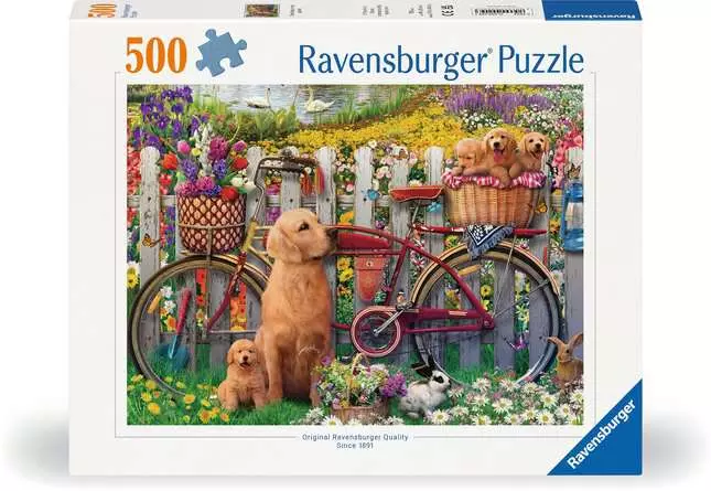 Puzzle 500 Teile - Ausflug ins Grüne