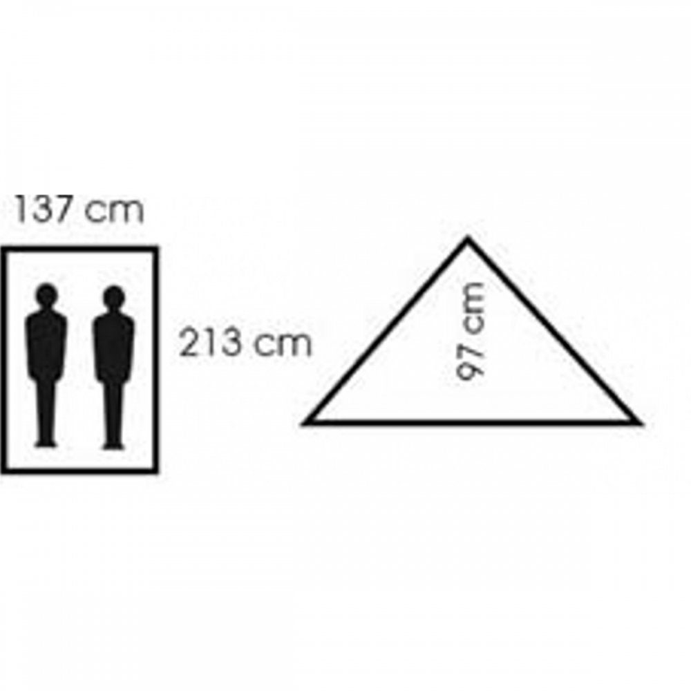 MFH Firstzelt Zelt, Minipack, woodland, Gr. 213x137x97cm, Moskitonetz